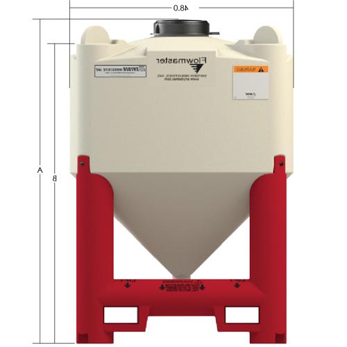 Flowmaster Viscous Liquid Hopper Dimensions